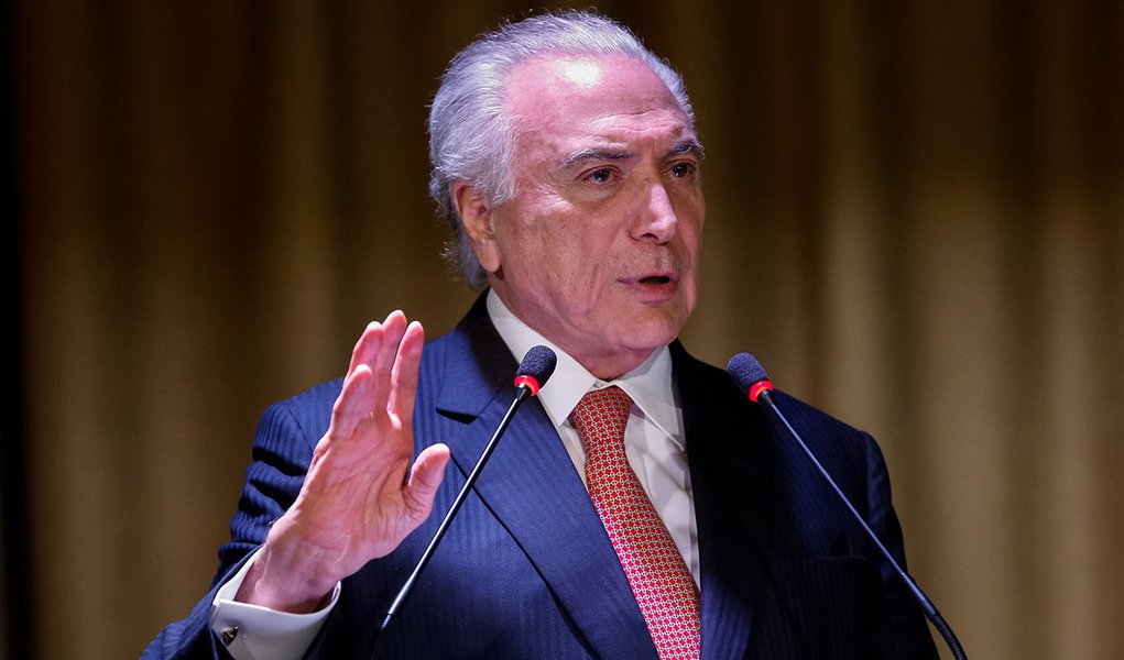 Temer diz que 'uma trama' impediu aprovação da reforma da Previdência (Foto: Cesar Itiberê/PR) Temer diz que 'uma trama' impediu aprovação da reforma da Previdência