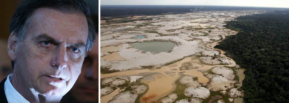 Política indigenista de Bolsonaro favorecerá mineradoras e aumentará desmatamento Política indigenista de Bolsonaro favorecerá mineradoras e aumentará desmatamento