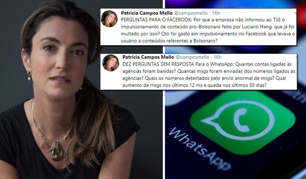 Patrícia Campos Mello é citada pela Time como uma das personalidades do ano Patrícia Campos Mello é citada pela Time como uma das personalidades do ano