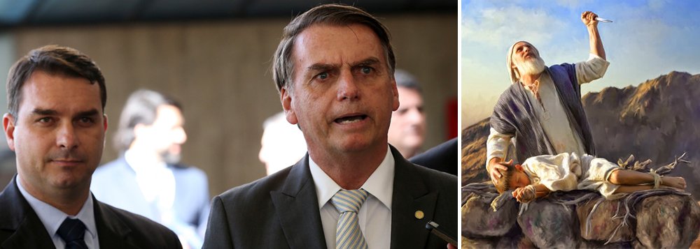 Bolsonaro pode sacrificar o filho como Abraão, diz Juan Arias Bolsonaro pode sacrificar o filho como Abraão, diz Juan Arias