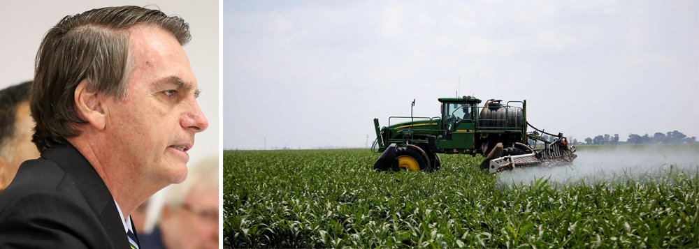 Na farra do agronegócio, governo Bolsonaro libera 3 agrotóxicos a cada 2 dias Na farra do agronegócio, governo Bolsonaro libera 3 agrotóxicos a cada 2 dias