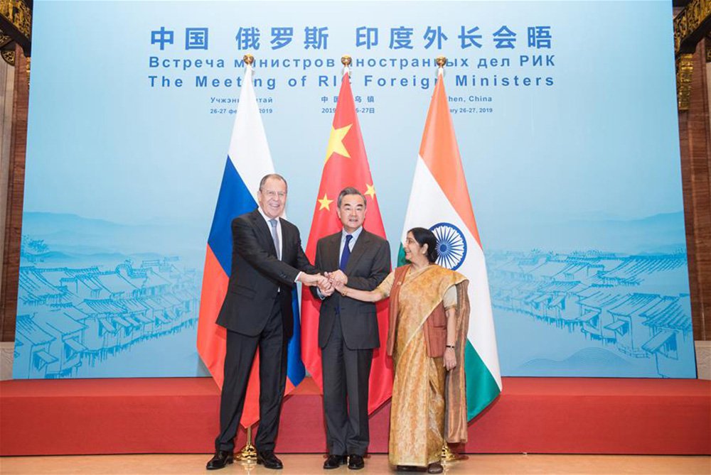 China, Rússia e Índia fortalecem cooperação no combate ao unilateralismo China, Rússia e Índia fortalecem cooperação no combate ao unilateralismo