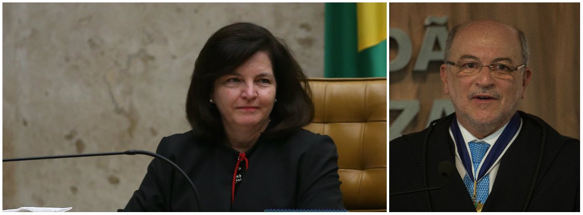Raquel Dodge pede Aroldo Cedraz no banco dos réus e afastado do TCU (Foto: Esq.: José Cruz - ABR / Dir.: ABR) Raquel Dodge pede Aroldo Cedraz no banco dos réus e afastado do TCU