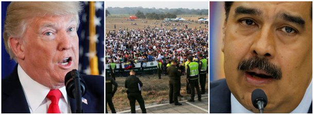 A guerra estúpida de Trump (Foto: Esq.: Jonathan Ernst - Reuters / Dir.: Manauere Quitero - Reuters) A guerra estúpida de Trump