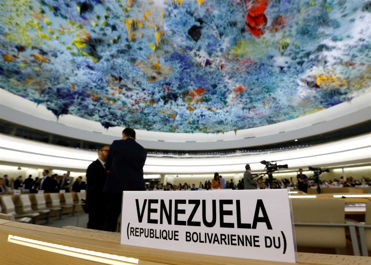 Colômbia pede que ONU tome ação contra crise na Venezuela (Foto: REUTERS/Denis Balibouse) Colômbia pede que ONU tome ação contra crise na Venezuela