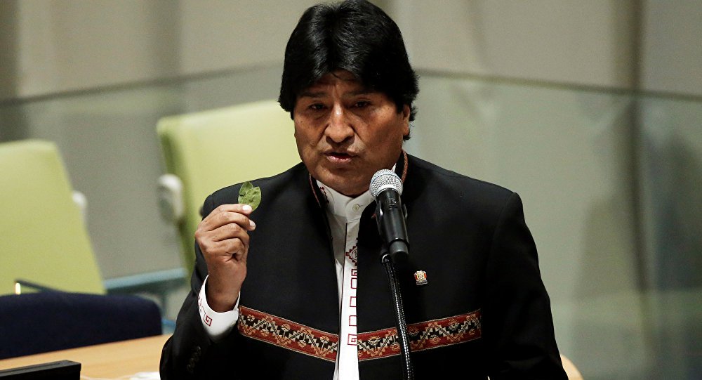 Evo Morales questiona Trump por querer paz só com Coreia do Norte (Foto: REUTERS / Mike Segar) Evo Morales questiona Trump por querer paz só com Coreia do Norte