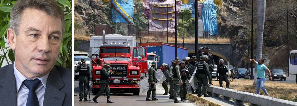 Governador de Roraima: entrega de ajuda do Brasil à Venezuela está suspensa Governador de Roraima: entrega de ajuda do Brasil à Venezuela está suspensa
