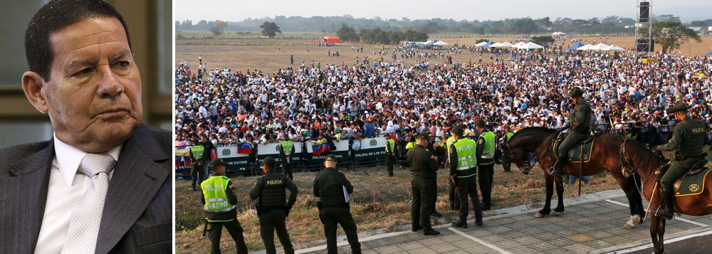Mourão: fechamento da fronteira pela Venezuela 'não é ato de agressão' Mourão: fechamento da fronteira pela Venezuela 'não é ato de agressão'