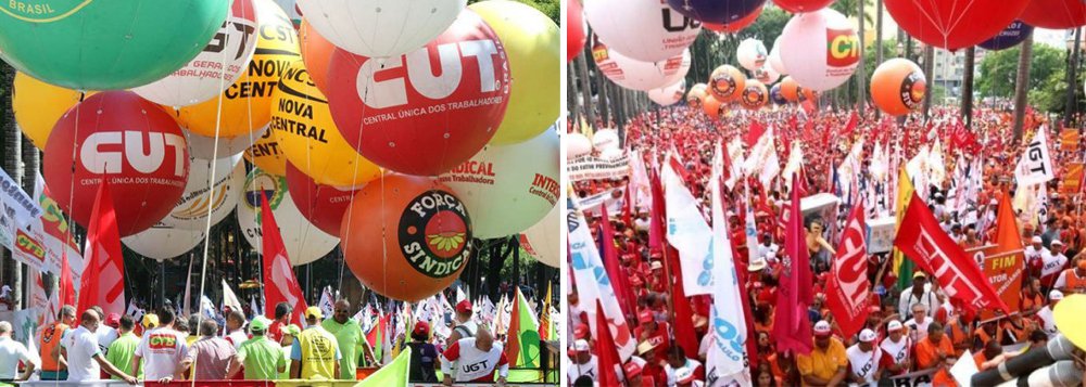 Em assembleia nacional, trabalhadores dizem 'não' à reforma da Previdência Em assembleia nacional, trabalhadores dizem 'não' à reforma da Previdência