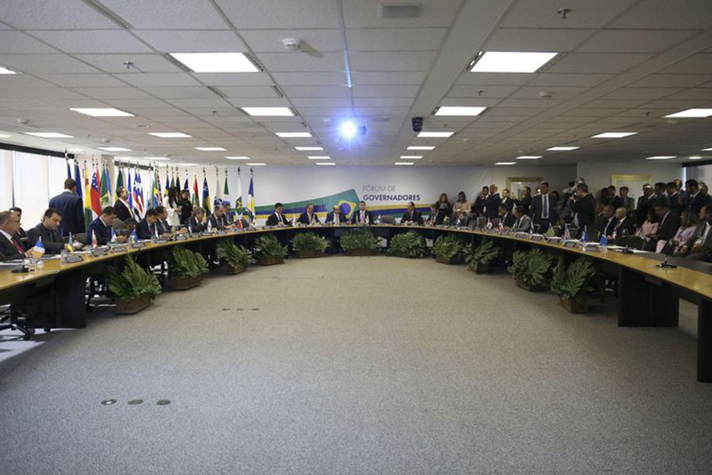 Em reunião com Guedes, governadores discutem reforma da Previdência (Foto: José Cruz/Agência Brasil) Em reunião com Guedes, governadores discutem reforma da Previdência
