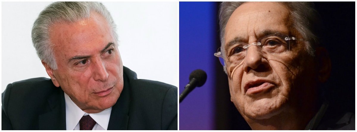 Temer apoia Bolsonaro e FHC quer que ele seja ‘árbitro’ (Foto: Esq.: César Itiberê - PR) Temer apoia Bolsonaro e FHC quer que ele seja ‘árbitro’
