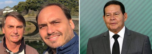 Núcleo militar afasta Carlos Bolsonaro das questões de governo Núcleo militar afasta Carlos Bolsonaro das questões de governo