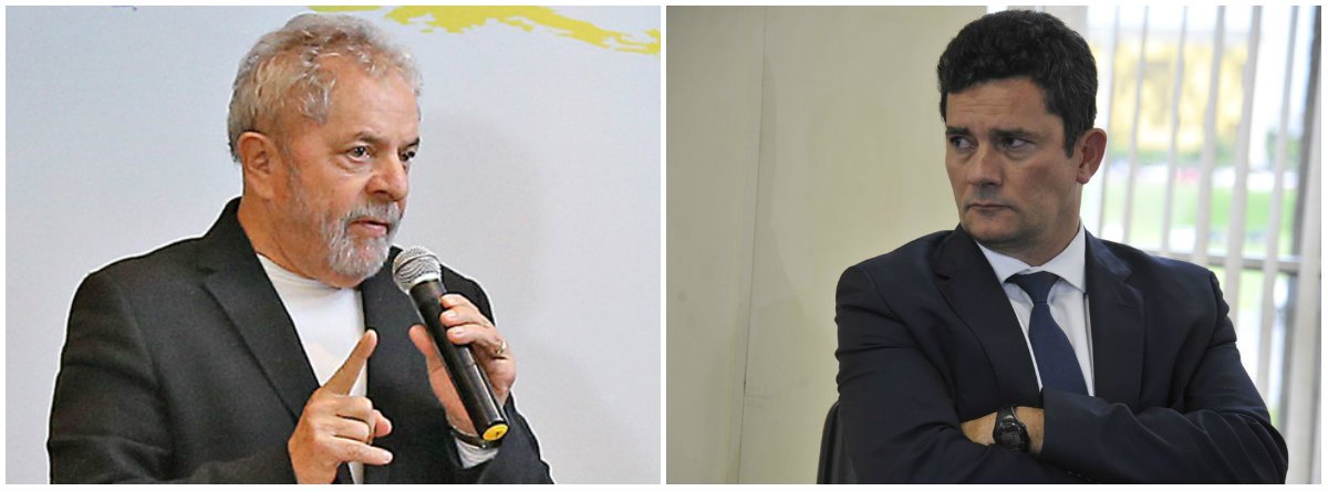 Lula divulga análise sobre os atos de Moro quando era juiz (Foto: Esq.: Stuckert / Dir.: Valter Campanato - ABR) www.brasil247.com - Lula divulga análise sobre os atos de Moro quando era juiz
