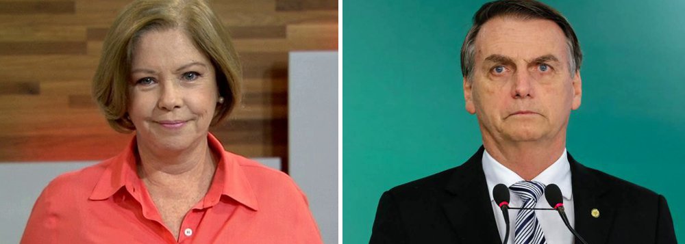 Eliane pede desculpas a Bolsonaro por ter falado em quimioterapia Eliane pede desculpas a Bolsonaro por ter falado em quimioterapia