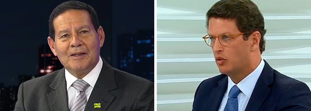 Mourão enquadra Salles: Chico Mendes faz parte da história do Brasil Mourão enquadra Salles: Chico Mendes faz parte da história do Brasil