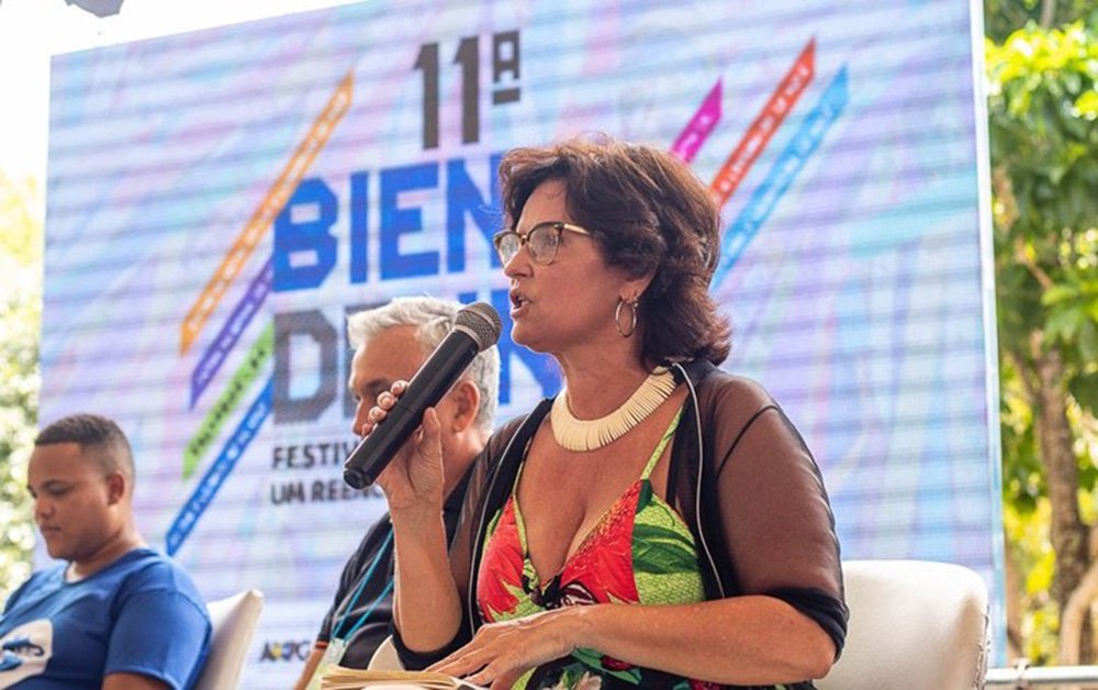 Bienal da UNE: Bolsonaro acabou com o ministério, mas não com a cultura (Foto: KARLA BOUGHOFF/CUCA DA UNE) Bienal da UNE: Bolsonaro acabou com o ministério, mas não com a cultura