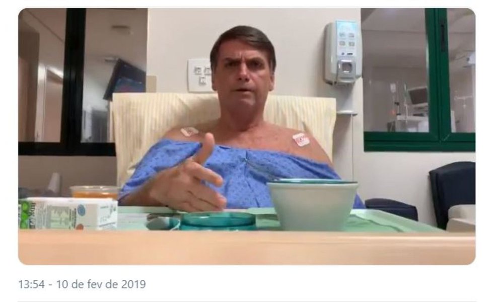 Do hospital, Bolsonaro diz que facada foi terrorismo e acusa PSOL Do hospital, Bolsonaro diz que facada foi terrorismo e acusa PSOL