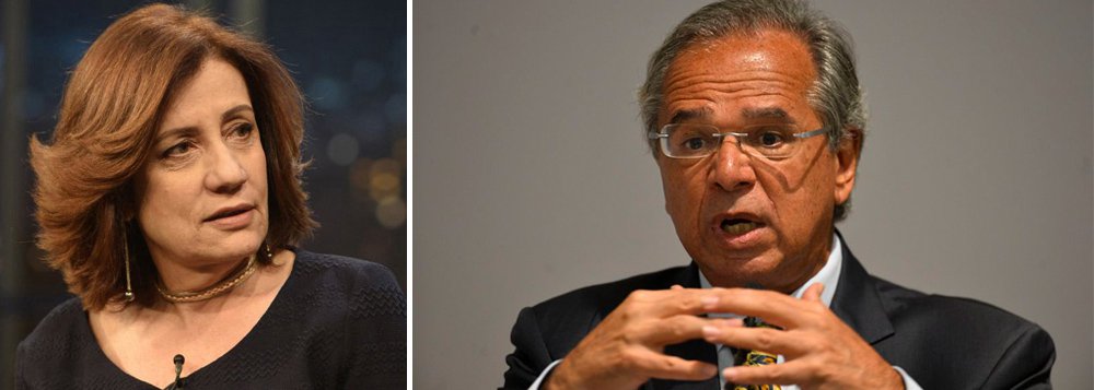 Miriam Leitão detona comunicação de Paulo Guedes Miriam Leitão detona comunicação de Paulo Guedes