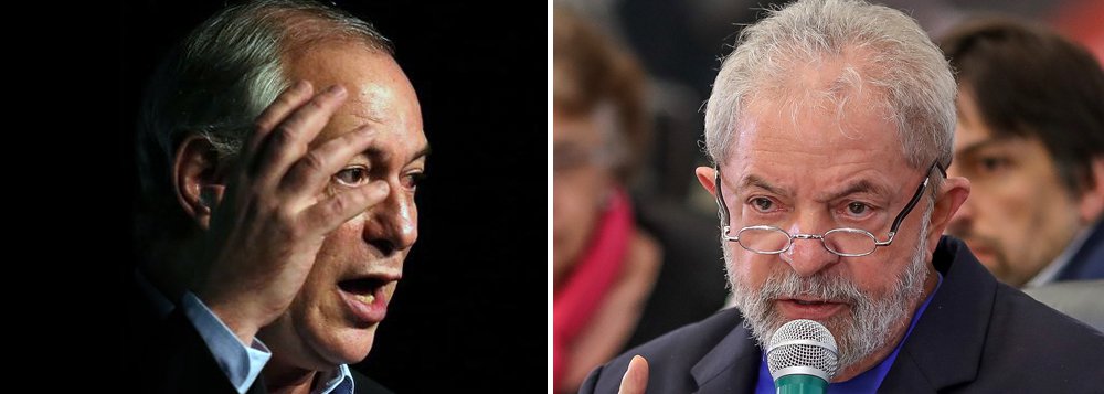 Ciro se assume como adversário de Lula e se contradiz ao atacá-lo Ciro se assume como adversário de Lula e se contradiz ao atacá-lo