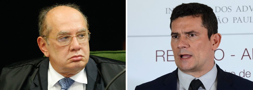 Núcleo bolsonarista ataca Gilmar para fazer avançar pacote de Moro Núcleo bolsonarista ataca Gilmar para fazer avançar pacote de Moro