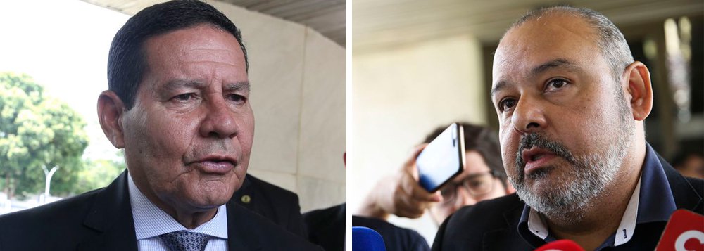 Mourão recebe CUT, que critica reforma da Previdência (Foto: Agência Brasil) Mourão recebe CUT, que critica reforma da Previdência