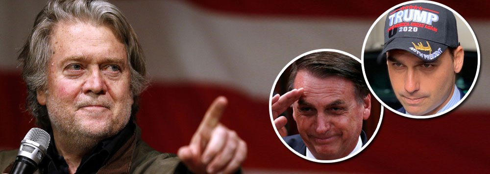 Bannon orienta Bolsonaro a agir contra Venezuela em aliança com EUA Bannon orienta Bolsonaro a agir contra Venezuela em aliança com EUA