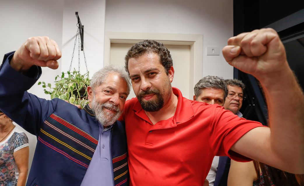 Boulos: Lula novamente condenado, e Temer, Jucá, Aécio e Flávio soltos (Foto: Ricardo Stuckert) www.brasil247.com - Boulos: Lula novamente condenado, e Temer, Jucá, Aécio e Flávio soltos