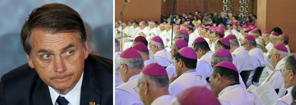 Governo Bolsonaro quer apoio da Itália em ação contra bispos Governo Bolsonaro quer apoio da Itália em ação contra bispos