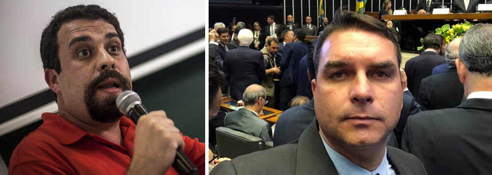 'Não sou dono do mundo, mas sou filho do dono', diz Boulos sobre Flávio Bolsonaro 'Não sou dono do mundo, mas sou filho do dono', diz Boulos sobre Flávio Bolsonaro