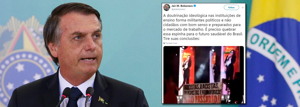Do hospital, Bolsonaro diz que escolas devem formar mão de obra para empresas Do hospital, Bolsonaro diz que escolas devem formar mão de obra para empresas