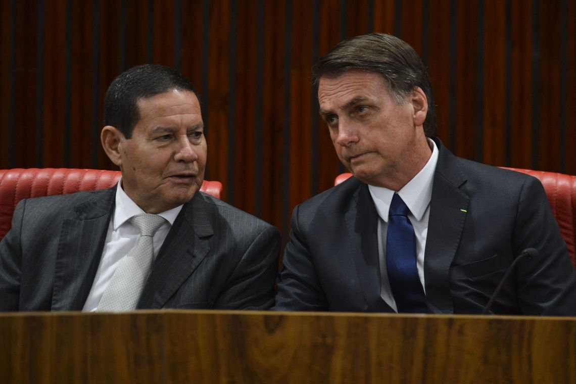 Bolsonaro exclui Mourão de mensagem ao Congresso (Foto: Valter Campanato/Agência Brasil) Bolsonaro exclui Mourão de mensagem ao Congresso
