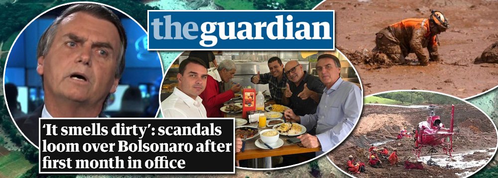 Maior jornal inglês diz que governo Bolsonaro já cheira mal Maior jornal inglês diz que governo Bolsonaro já cheira mal