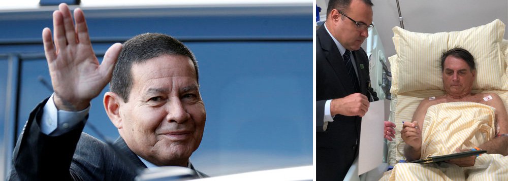 Mourão torna pública sua guerra com Bolsonaro e se propõe a ser poder moderador www.brasil247.com - Mourão torna pública sua guerra com Bolsonaro e se propõe a ser poder moderador