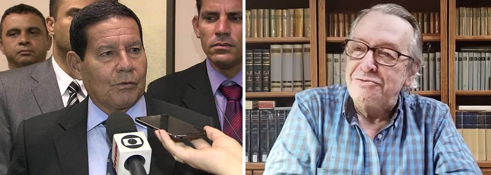 Guru de Bolsonaro, Olavo detona Mourão Guru de Bolsonaro, Olavo detona Mourão