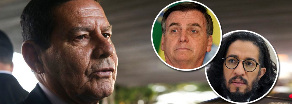 Mourão confronta Bolsonaro e diz que ameaça a parlamentar é crime contra democracia Mourão confronta Bolsonaro e diz que ameaça a parlamentar é crime contra democracia