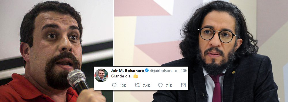 Boulos: quando um presidente ironiza ameaças à vida, torna-se co-responsável por elas Boulos: quando um presidente ironiza ameaças à vida, torna-se co-responsável por elas