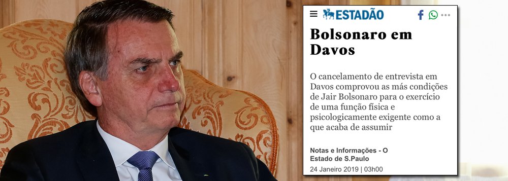 DCM: editorial do Estadão revela que parte da elite já se arrependeu da aventura Bolsonaro DCM: editorial do Estadão revela que parte da elite já se arrependeu da aventura Bolsonaro
