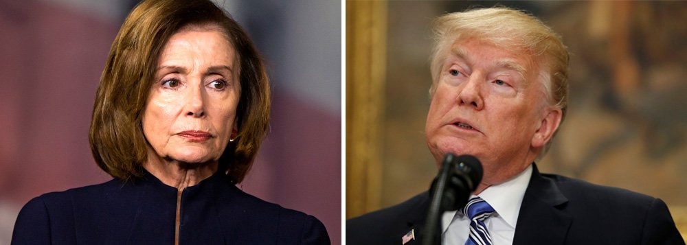Presidente da Câmara dos EUA impede Trump de fazer discurso sobre Estado da União Presidente da Câmara dos EUA impede Trump de fazer discurso sobre Estado da União