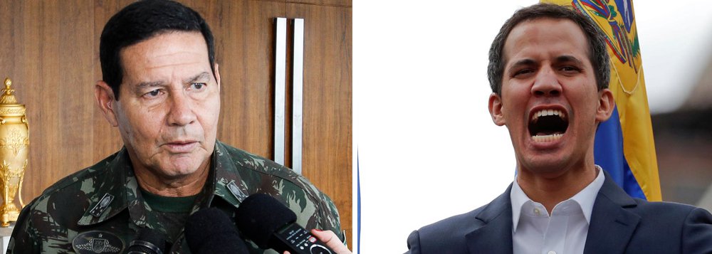 Mourão diz que se Juan Guaidó for preso, o Brasil só irá protestar Mourão diz que se Juan Guaidó for preso, o Brasil só irá protestar
