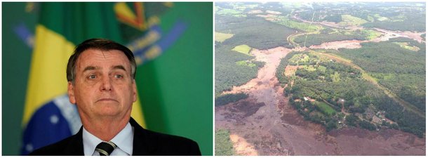 O rosto da morte e o ataque de Bolsonaro às leis ambientais (Foto: Esq.: Ueslei Marcelino - Reuters) O rosto da morte e o ataque de Bolsonaro às leis ambientais