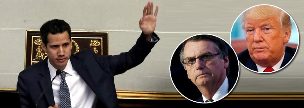 Bolsonaro e Trump estimulam golpe na Venezuela Bolsonaro e Trump estimulam golpe na Venezuela