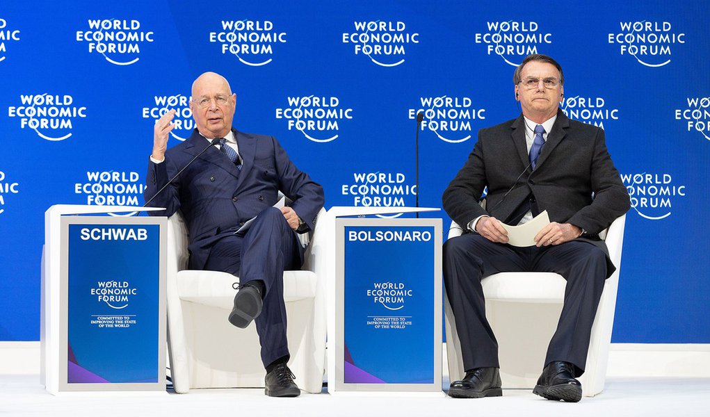Le Monde: Bolsonaro faz o mínimo para vender em Davos um novo Brasil (Foto: World Economic Forum / Christian Clavadetsche) Le Monde: Bolsonaro faz o mínimo para vender em Davos um novo Brasil