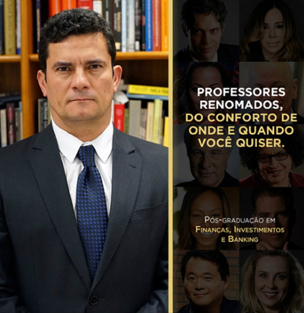 Moro aparece como professor em curso da PUC-RS e é detonado em comentários (Foto: Facebook) Moro aparece como professor em curso da PUC-RS e é detonado em comentários