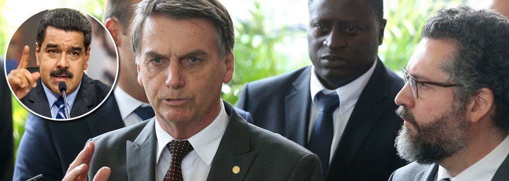 Agressão à Venezuela é reflexo do Itamaraty dominado pelo fanatismo da extrema-direita Agressão à Venezuela é reflexo do Itamaraty dominado pelo fanatismo da extrema-direita