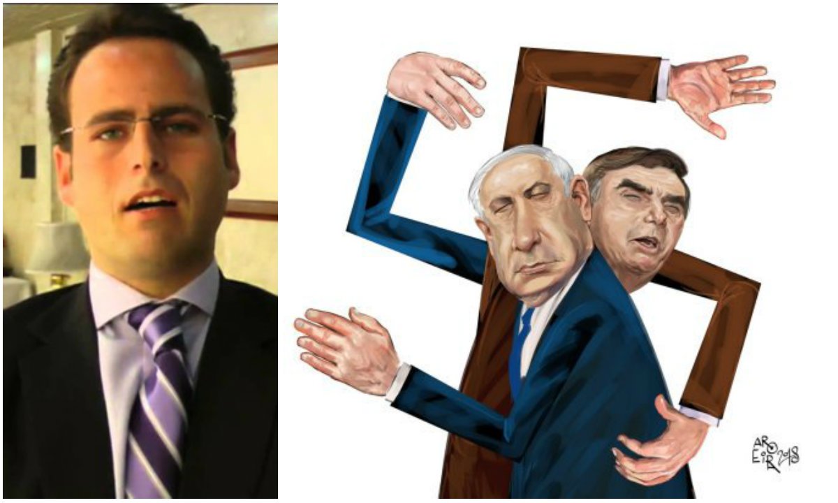 Filho de Fux processa chargista por crítica a Bolsonaro e Netanyahu Filho de Fux processa chargista por crítica a Bolsonaro e Netanyahu