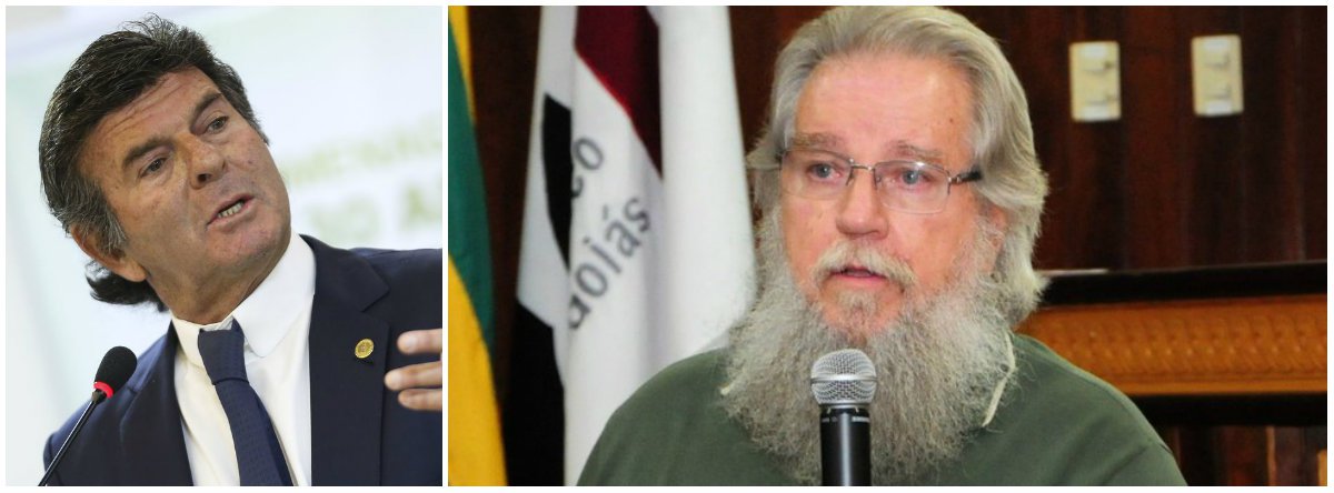 Jurista propõe impeachment de Fux e diz que o STF não merece ministro tão desprezível (Foto: Esq.: Esq.: Antonio Cruz - ABR) Jurista propõe impeachment de Fux e diz que o STF não merece ministro tão desprezível