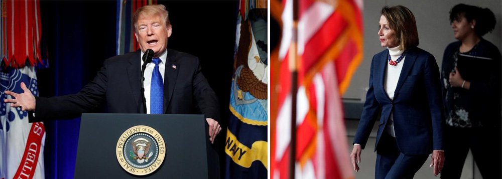 Trump adia viagem de presidenta da Câmara ao exterior devido à paralisação do governo (Foto: Reuters) Trump adia viagem de presidenta da Câmara ao exterior devido à paralisação do governo