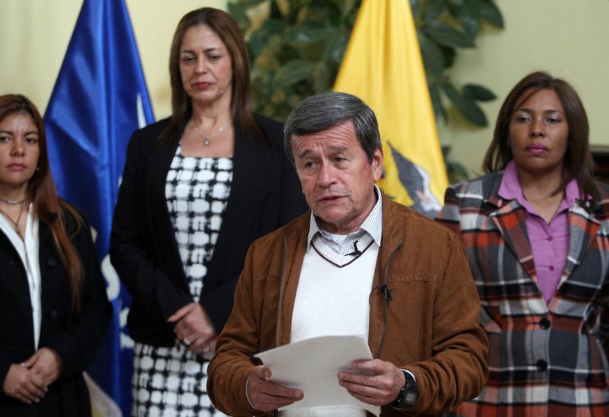 Líder do ELN diz que ataque foi resposta ao governo colombiano e pede acordo de paz (Foto: STRINGER) Líder do ELN diz que ataque foi resposta ao governo colombiano e pede acordo de paz
