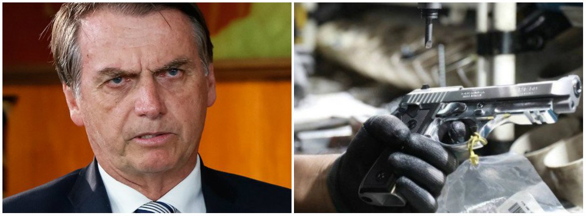 Decreto das armas é licença para matar (Foto: Esq.: Alan Santos - PR / Dir.: Reuters) Decreto das armas é licença para matar
