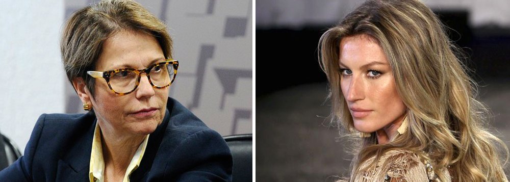 Gisele Bündchen rebate ministra: 'mau brasileiro' é quem desmata Gisele Bündchen rebate ministra: 'mau brasileiro' é quem desmata